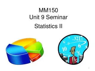 MM150 Unit 9 Seminar Statistics II