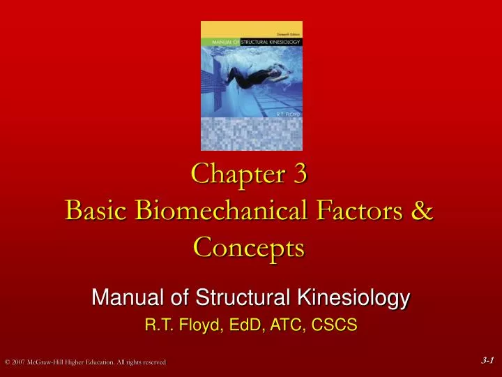 chapter 3 basic biomechanical factors concepts