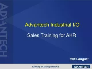 Advantech Industrial I/O Sales Training for AKR