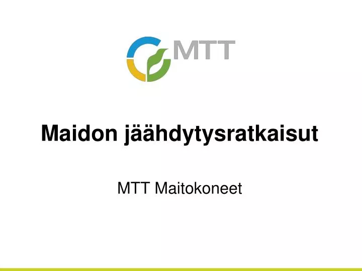 maidon j hdytysratkaisut