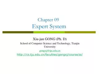 Chapter 09 Expert System