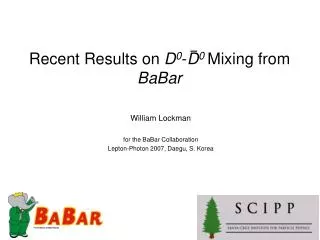 Recent Results on D 0 - D 0 Mixing from BaBar