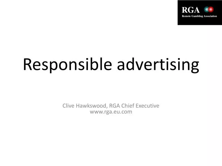 responsible advertising