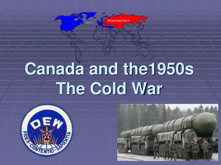 canada and the1950s the cold war