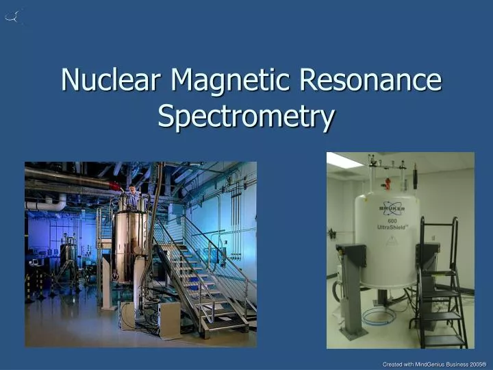 nuclear magnetic resonance spectrometry