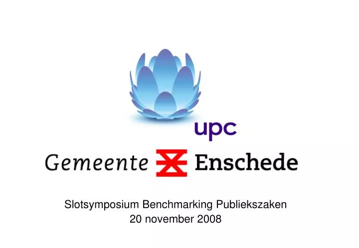 slotsymposium benchmarking publiekszaken 20 november 2008