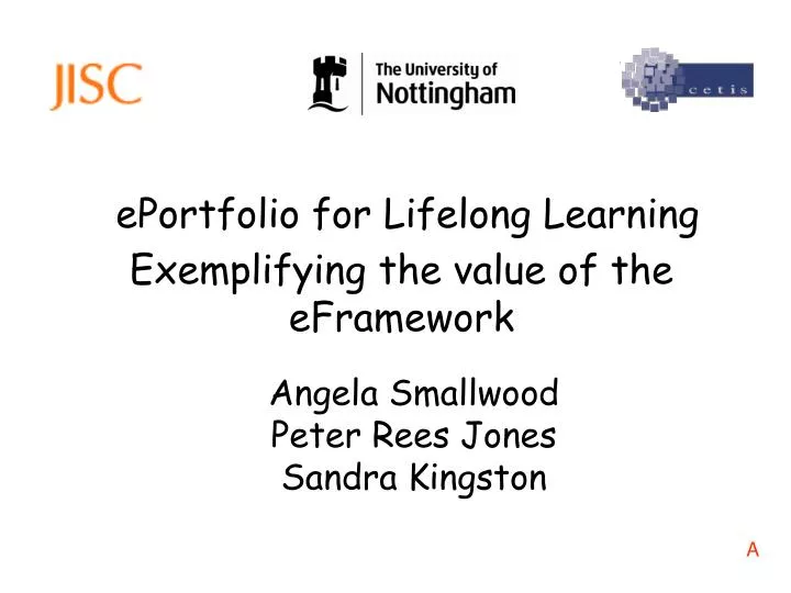 eportfolio for lifelong learning