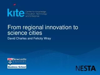 From regional innovation to science cities
