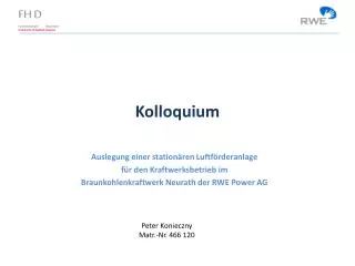 kolloquium