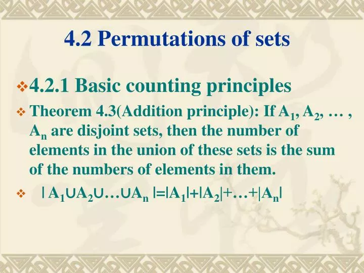 4 2 permutations of sets