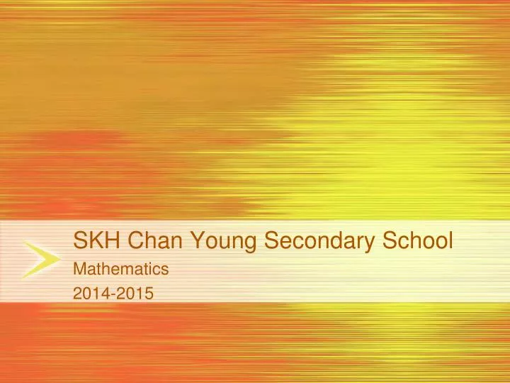 skh chan young secondary school