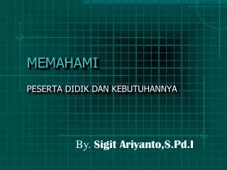 memahami