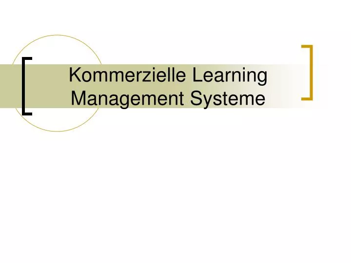 kommerzielle learning management systeme
