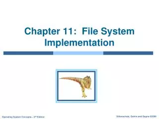 chapter 11 file system implementation