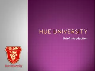 HUE UNIVERSITY