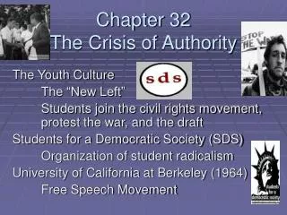 Chapter 32 The Crisis of Authority