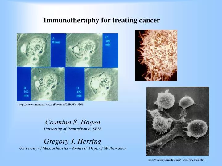immunotheraphy for treating cancer