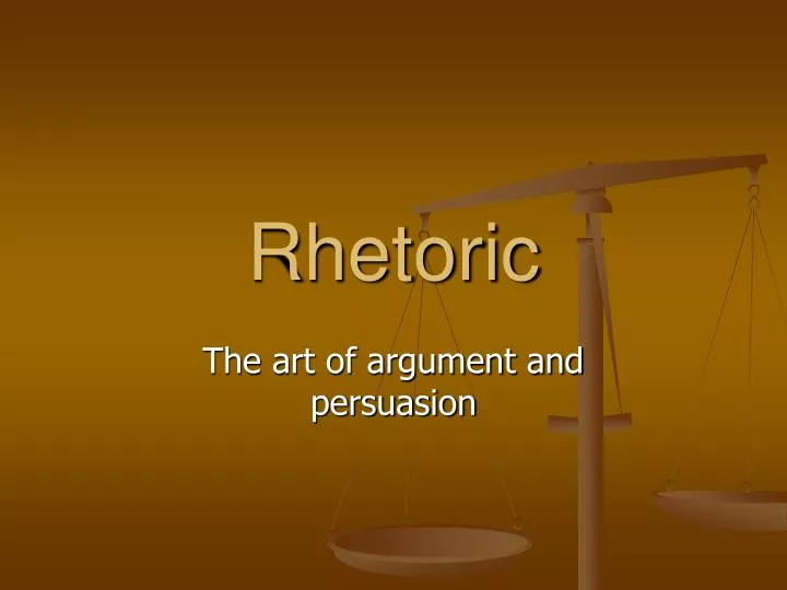 rhetoric