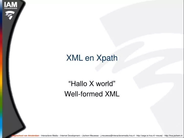 xml en xpath