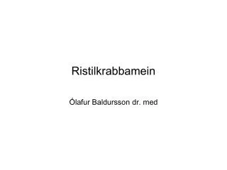 ristilkrabbamein