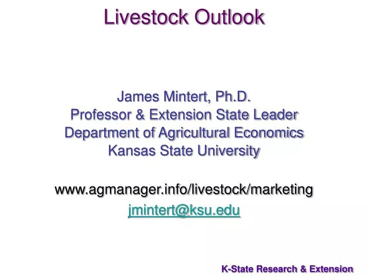livestock outlook