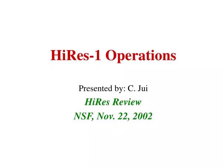 hires 1 operations