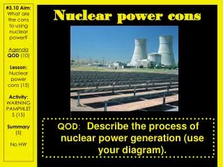 Nuclear power cons