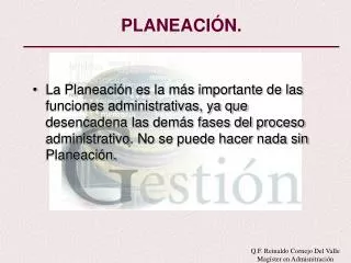 planeaci n