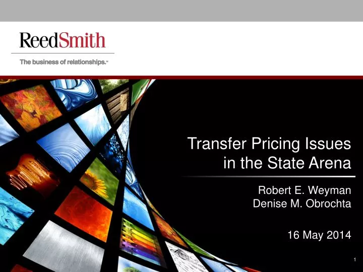 transfer pricing issues in the state arena