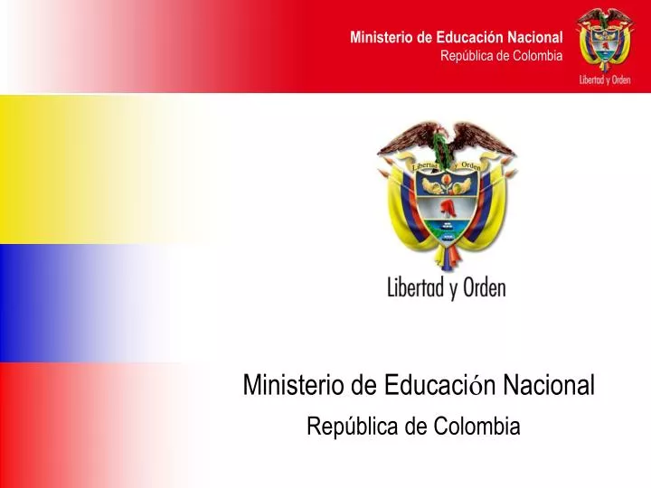 ministerio de educaci n nacional