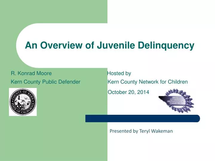 an overview of juvenile delinquency