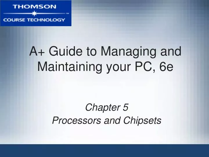 a guide to managing and maintaining your pc 6e