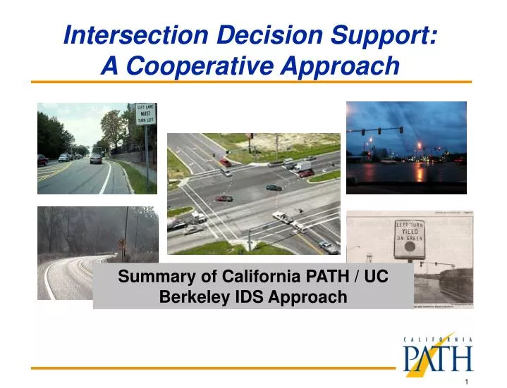 intersection decision support a cooperative approach