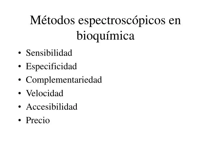 m todos espectrosc picos en bioqu mica