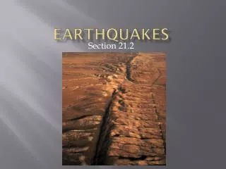 EARTHQUAKES