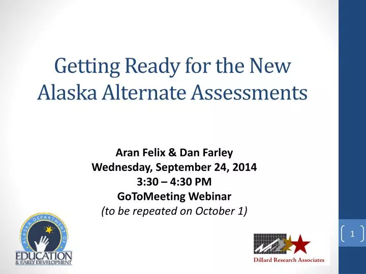 getting ready for the new alaska alternate assessments