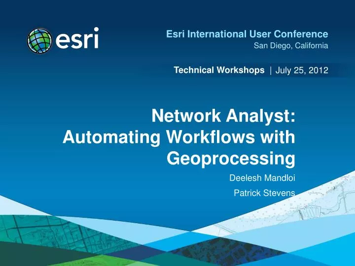 network analyst automating workflows with geoprocessing