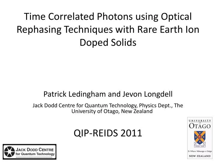 time correlated photons using optical rephasing techniques with rare earth ion doped solids