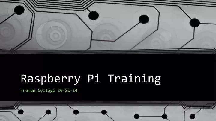 raspberry pi training