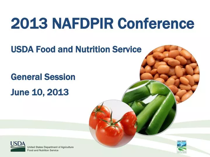 2013 nafdpir conference usda food and nutrition service