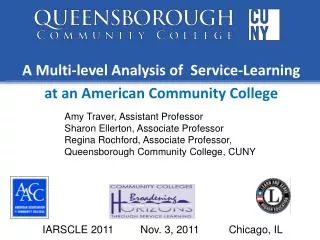 A Multi-level Analysis of Service-Learning at an American Community College