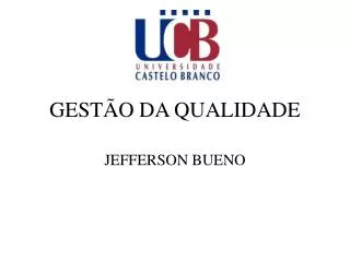 gest o da qualidade