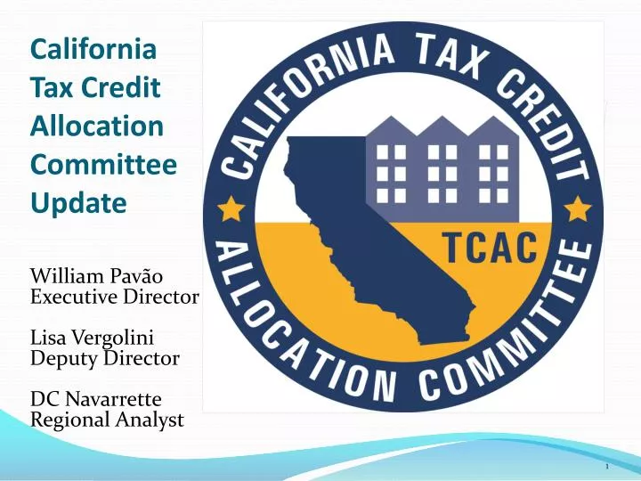 california tax credit allocation committee update