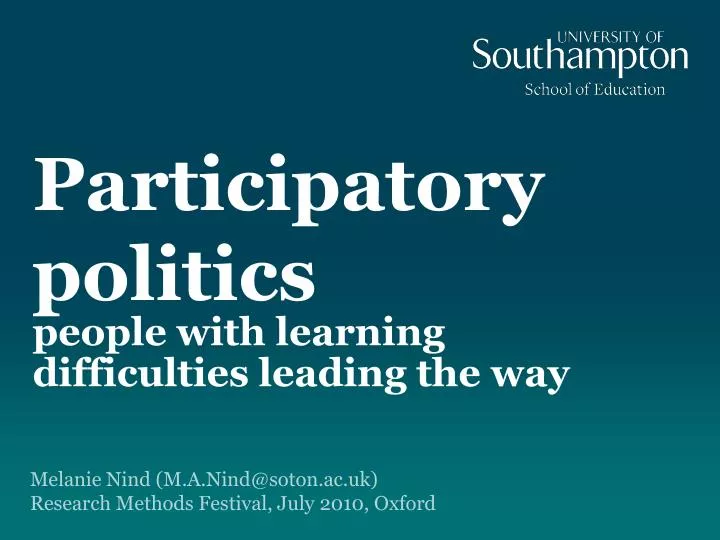 participatory politics