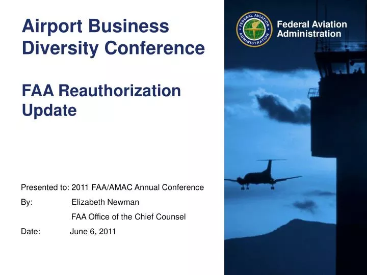 airport business diversity conference faa reauthorization update