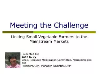 meeting the challenge