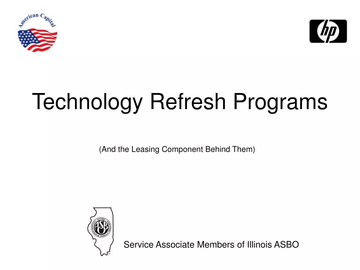 technology refresh programs