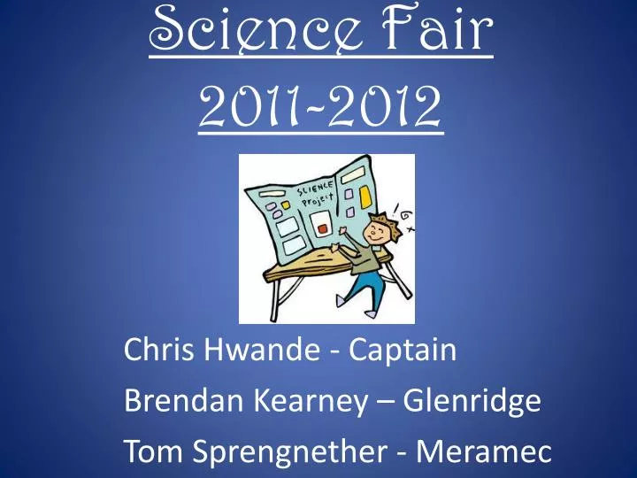 science fair 2011 2012