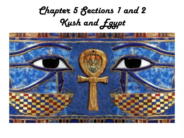 chapter 5 sections 1 and 2 kush and egypt