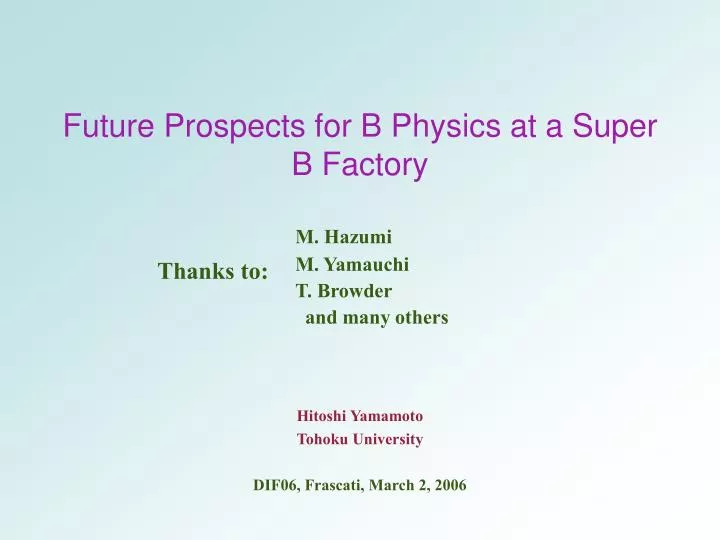 future prospects for b physics at a super b factory